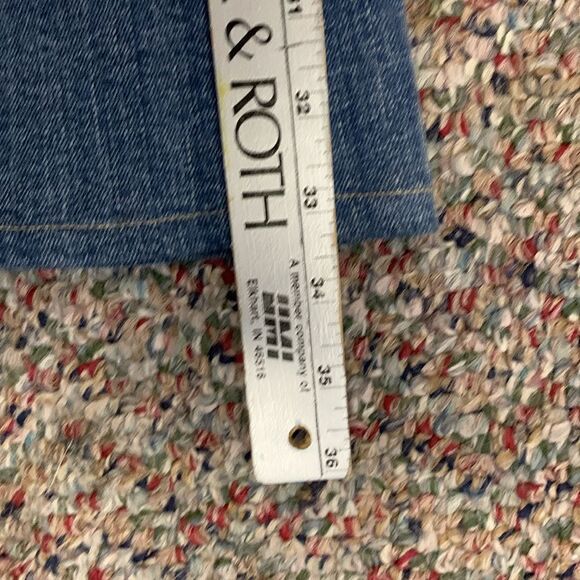 Mavi Mindy Blue Medium Wash Lower Rise Faded Flare Leg Jeans Size 26 - Picture 10 of 14